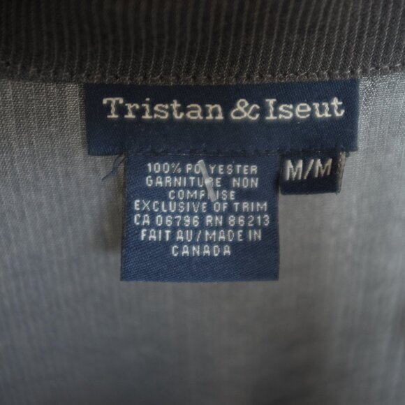 COPY - COPY - Tristan & Iseut Duster matching set Grey Pinstripe stringy selved… - Picture 9 of 16
